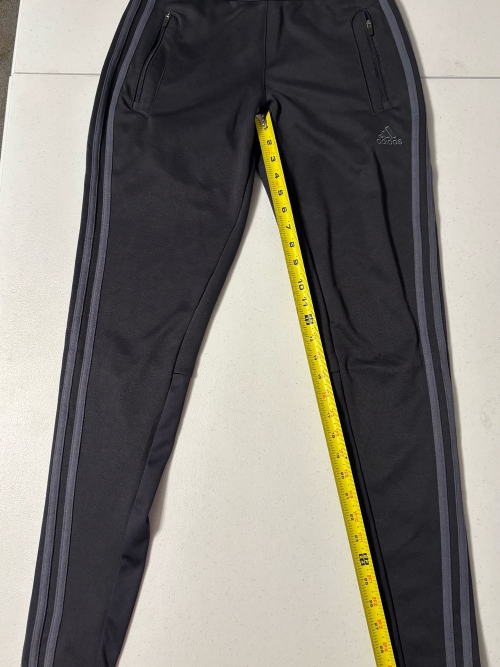 Adidas mens climacool Black Track Pants with Side Stripes